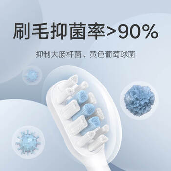米家适配T302系列 米家声波电动牙刷头(标准型)3支装生日 /家用电器 /个护健康 /电动牙刷头 商品图2