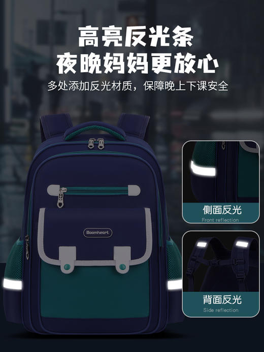 开学季【升级加大容量！荷叶式防泼水】小学生书包男减负女生新款一二三四五儿童双肩背包六年级防水减负。ra 商品图5