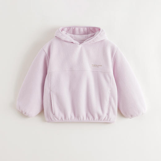 马克珍妮男女童柔软抗静电摇粒绒卫衣2025年秋装新款551729 商品图3