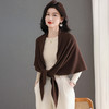 蝙蝠袖披肩宽松针织衫外套，洋气百搭开衫旗袍外搭围巾两用外披CC-11-9301 商品缩略图0