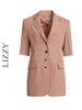 LIZZY简约百搭气质帅气老钱风通勤修身西装中裤7874 商品缩略图4