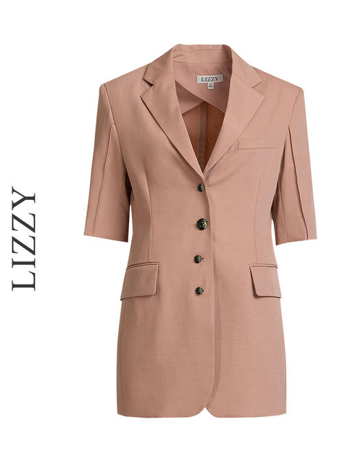 LIZZY简约百搭气质帅气老钱风通勤修身西装中裤7874 商品图4