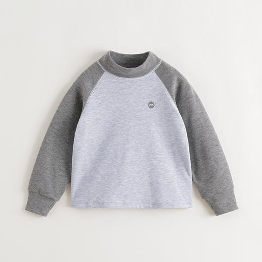 【珍珠绒】马克珍妮男女童轻暖高领运动T恤2025年秋装新款551718 商品图1