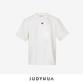 JUDYHUA 怦然心动系列Oversize爱心T恤