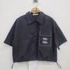 NC单口袋下摆抽绳短袖衬衫50628（黑）夏季253040010321 商品缩略图1