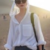 白月光蕾丝连帽设计感衬衫 商品缩略图5