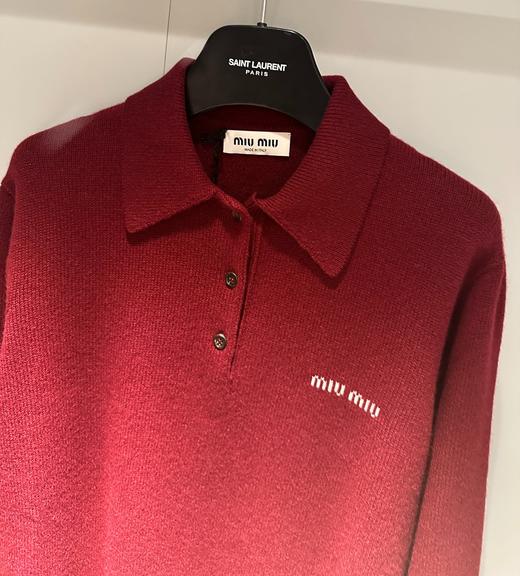 女款polo领长袖针织毛衣017 商品图1