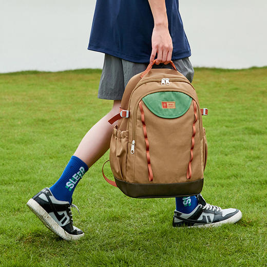 EOSY壹鹿童ins学院风休闲双肩包轻便大容量防水EO44 商品图6