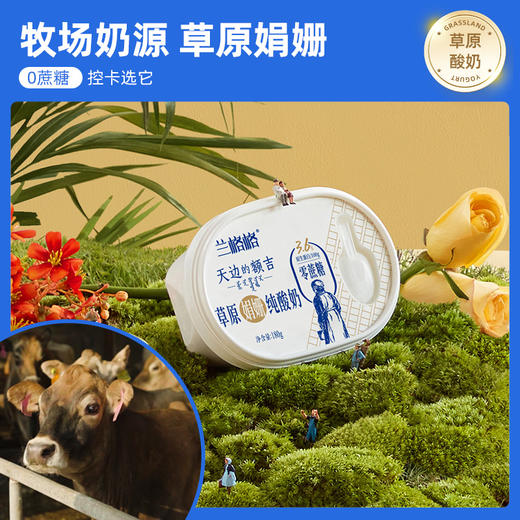 兰格格0蔗糖天边的额吉180g*6盒+赠送2盒同款+蜂蜜包12g*8袋+谷物包15g*8袋 商品图1