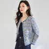 「高货sh」全新升级【铂金会员339/天猫459/差价120】(45113)高级感重工编织外套2025秋季新款亮丝小香风粗花呢外套女 商品缩略图4