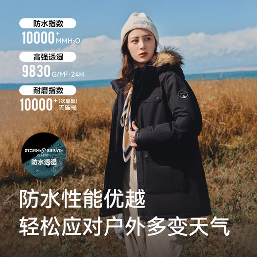 【极寒Ⅱ】伯希和户外650蓬大鹅绒羽绒服男女防风运动外套登山服 商品图1