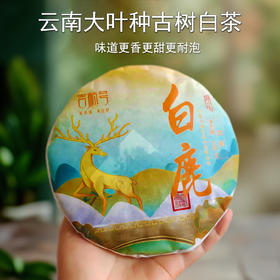 吉顺号2021年春茶《白鹿》困鹿山白茶饼茶200g