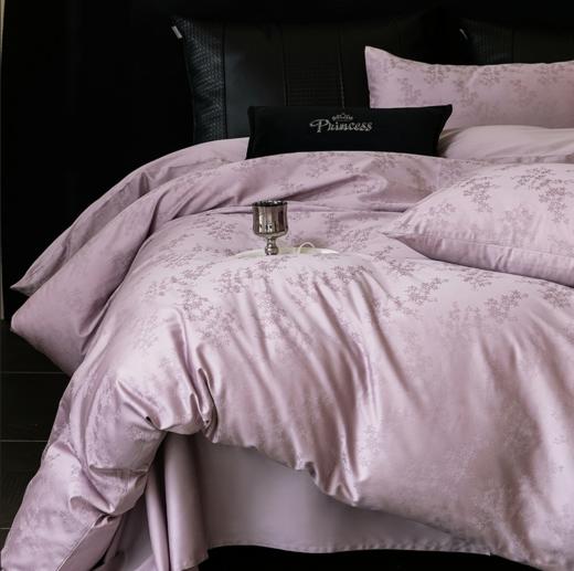 精选轻奢高级感提花全棉四件套轻奢裸睡高支被套床单床上用品G119100116 商品图3