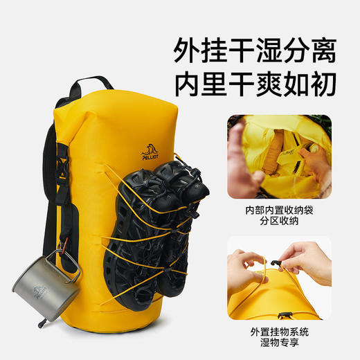 伯希和户外防水包男徒步游泳溯溪登山浮潜旅行轻便收纳双肩背包女 商品图3