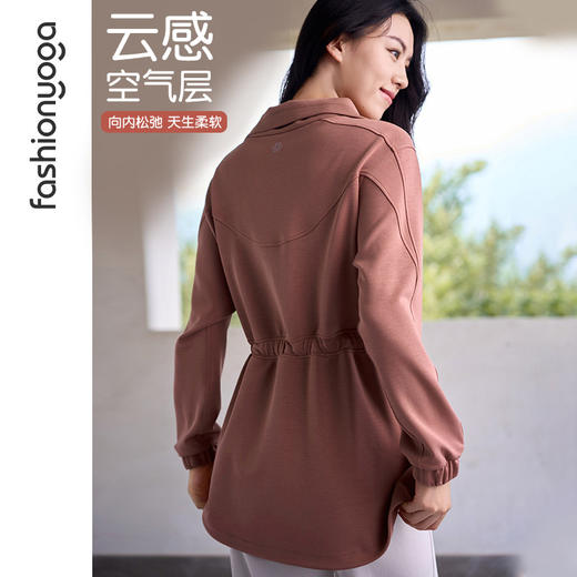 F14863休闲空气层中长外套 商品图6