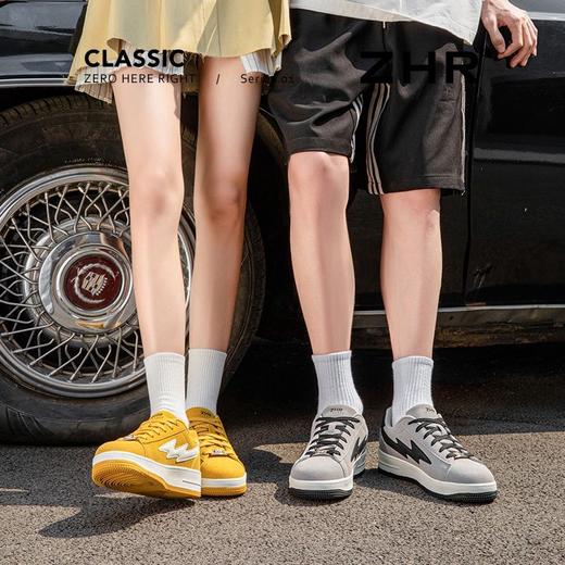 ZHR则则情侣厚底板鞋春季新款网红爆款潮流百搭高颜值舒适休闲鞋 商品图6