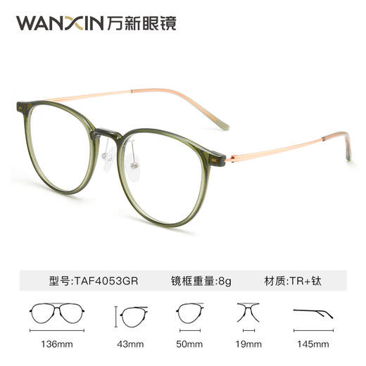 泰光学镜 TAF4053 商品图0