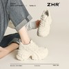 ZHR则则【8cm厚底】内增高小白鞋女百搭显高休闲鞋柔软轻便运动鞋 商品缩略图4