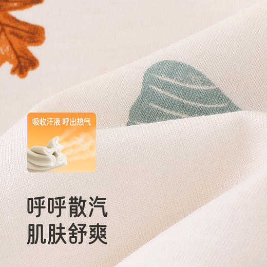 英氏婴儿夹棉连体衣秋冬加厚保暖新生儿冬季宝宝衣服新款哈衣 商品图2