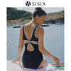 sisia2025新款泳衣女高级感连体保守遮肚显瘦海边度假泡温泉泳装 商品缩略图0