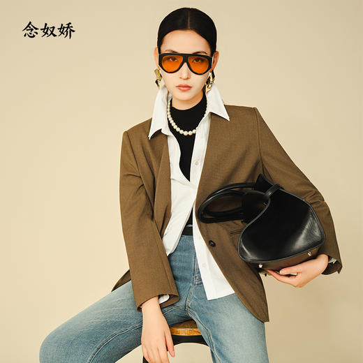 【商场同款】CNX5865 “老钱西装” V领西装，拥有大女主的洒脱和利落 商品图4