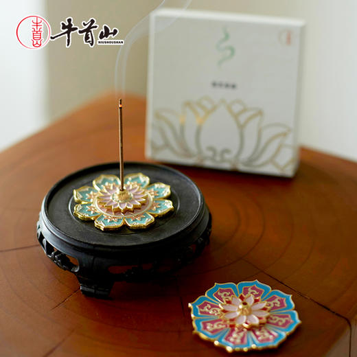 牛首山文创莲花香插分层磁吸冰箱贴线香底座南京旅游纪念品礼物 商品图3