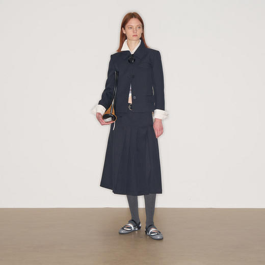 马君妍同款lost in echo早秋新款正肩修身收腰西装外套显瘦半身裙 商品图1