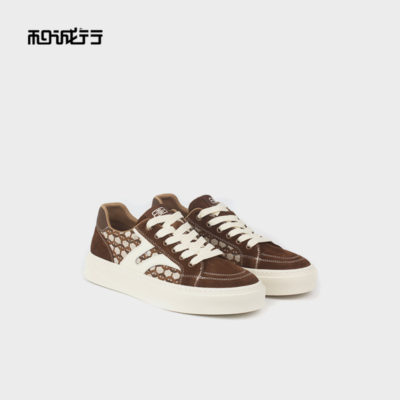 和诚行2025秋季新款潮流百搭轻便透气男式休闲鞋0930251