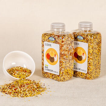 田喜粮鲜有机小米南瓜粥  辅食基底 五谷杂粮粥 早餐粥料 打米糊1.68斤 /粮油调味 /杂粮 /复合粥米 商品图1