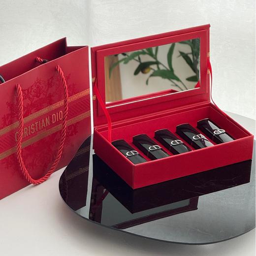 【七夕限定礼盒  顺丰极速发货】迪奥烈艳蓝金口红小样套装 商品图1