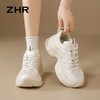 ZHR则则银色厚底增高老爹鞋秋季网面透气运动休闲鞋百搭小白鞋女 商品缩略图2