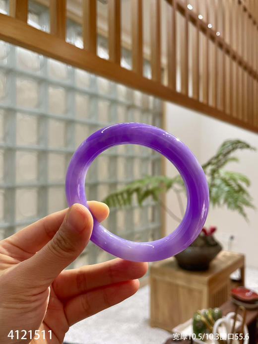 艳紫罗兰手镯【4121511】圈口55.6~具体价格微信咨询 商品图3