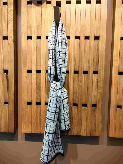 优品堂『简约达人2』真丝+拉绒双面长巾 商品图3