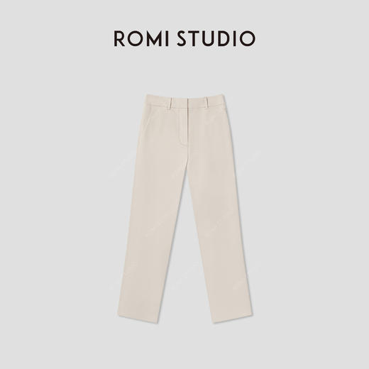 ROMI STUDIO“舒适自在”老钱弹力梭织挺括九分休闲裤 RWCSXL3454 商品图0