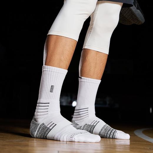 【积分兑换】有志者UZIS男款精英篮球袜运动实战美式专业力量跑步长筒光标2.0 商品图6