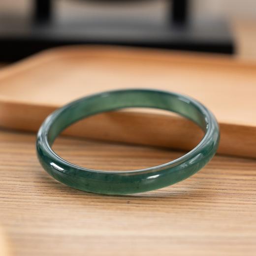 前20单赠翡翠戒指【任2个减100元】碧辉堂翡翠危料蓝水冰透手镯叮当镯【一物一证 礼盒包装】 商品图7