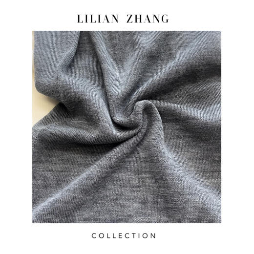 LILIANZHANG多色高领修身绵羊毛保暖纯色毛衣针织打底衫 2108012 商品图2
