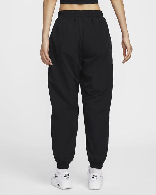 Nike 耐克Sportswear Essential 女子防晒中腰 Oversize 风梭织长裤FV7669-010 商品图1