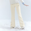 笛莎Deesha 童装女童裤子2025冬新款女童微喇简约长裤 商品缩略图1
