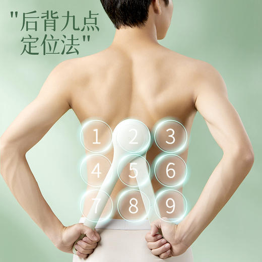 嘻浴青年电动沐浴刷双柄搓背懒人搓澡神器全自动擦背后背洗澡刷子 商品图3