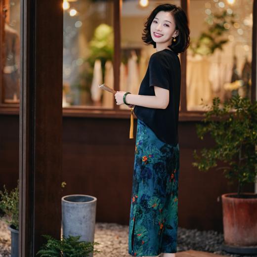 西子/【宣纸白】重磅醋酸圆领通勤度假经典百搭短袖T恤/SYTJ225 商品图1
