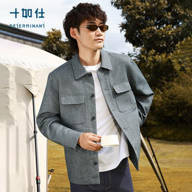 【FW26新品】秋冬纯棉梭织里绒保暖衬衫外套-CS17-02