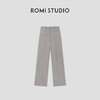 ROMI STUDIO绵羊毛精纺舒适亲肤微弹中腰褶间阔腿裤 RWCSXM2471 商品缩略图1
