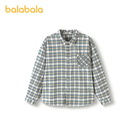 巴拉巴拉儿童衬衫长袖亲子装舒适超柔绒宽松柔软亲肤 商品图4