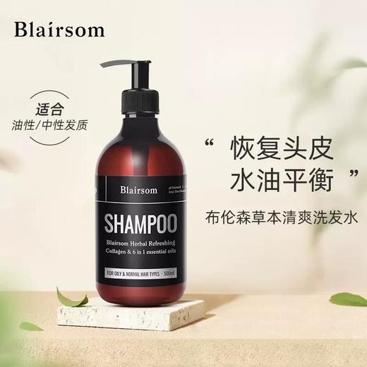 【澳洲原装进口无硅油无香精】Blairsom布伦森草本洗发水长效控油立体蓬松轻松打造高颅顶 商品图2