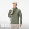 伯希和户外T恤加绒男运动保暖银离子抗菌登山半拉链立领上衣 商品缩略图4