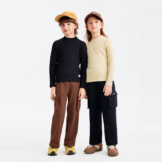 【亲子同款】男女童中领长袖T恤秋季新款安奈儿童装小程序专享EM531582 商品图5