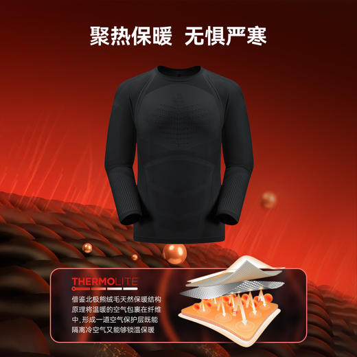 【P系列】伯希和户外功能内衣男女套装冬季滑雪保暖排汗肌底衣 商品图2