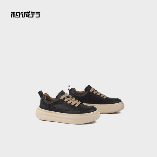 和诚行2025秋季新款复古低帮时尚百搭男式休闲鞋1950090 商品图2