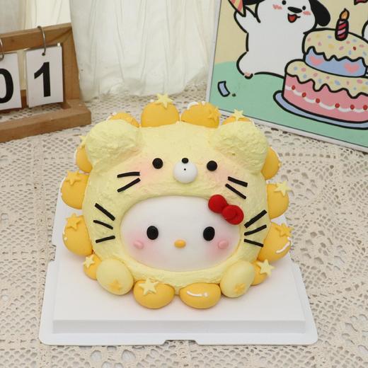 狮子座hello kitty星座蛋糕 商品图1